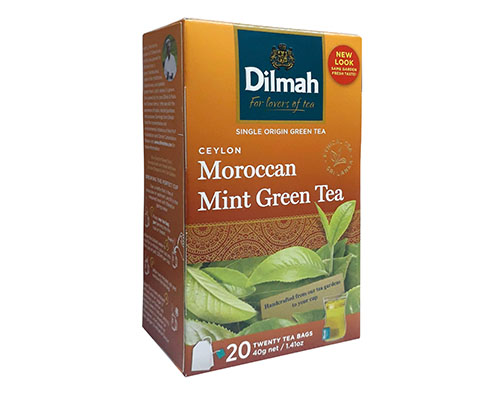 Dilmah Green Tea With Moroccan Mint 40 Gm